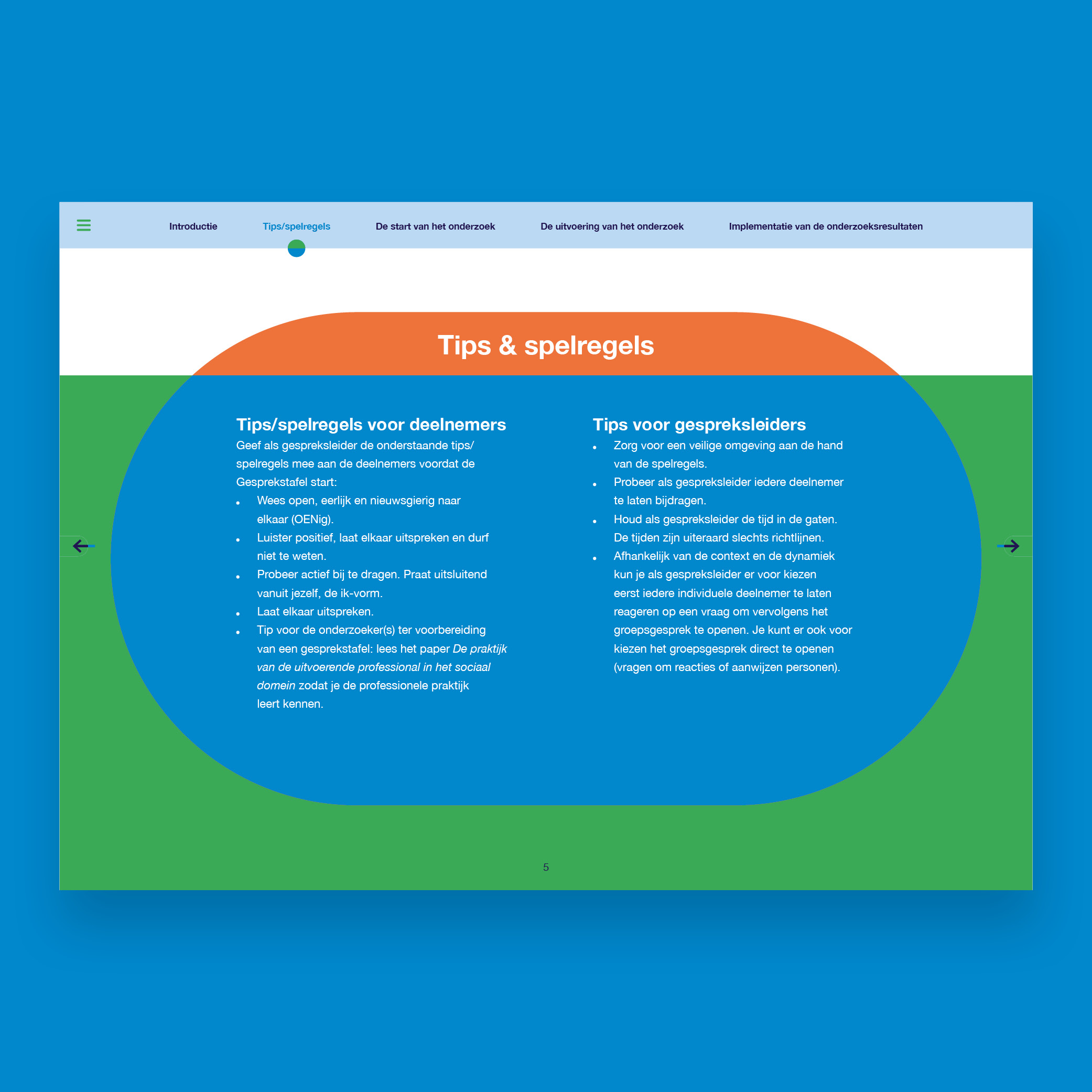 Voorbeeld van een pagina uit een document voor Stichting Beroepseer